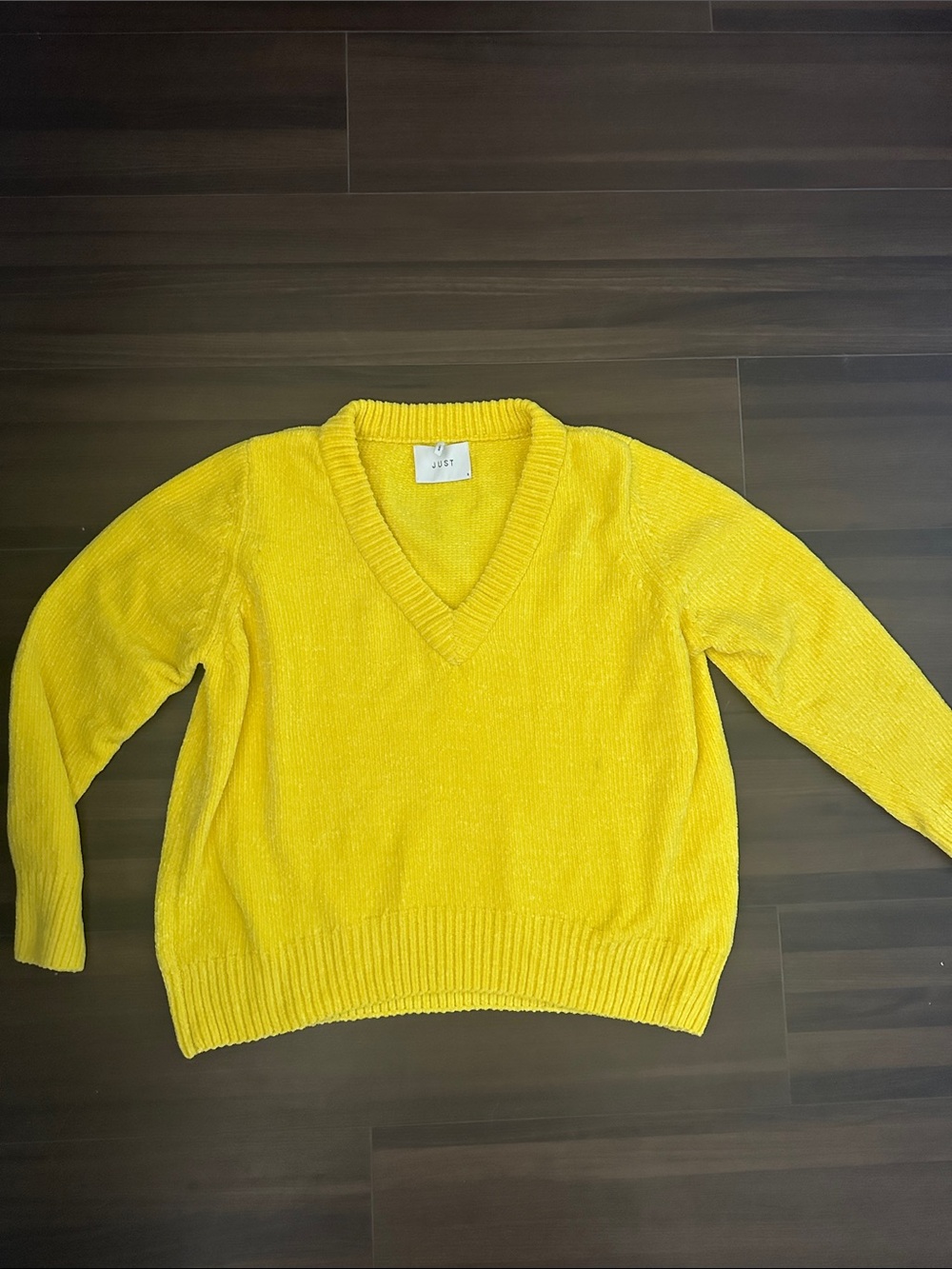 Anthropologie Sunny Yellow V-Neck Sweater
